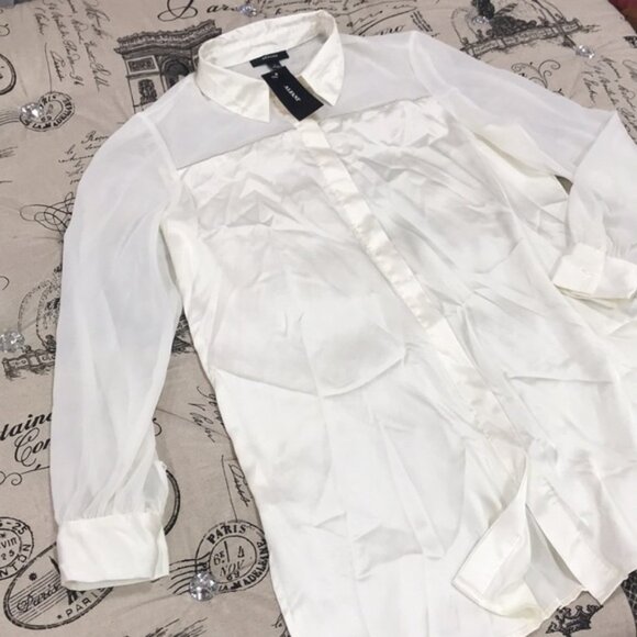 Alfani Tunic Button-Up Shirt - Picture 4 of 10